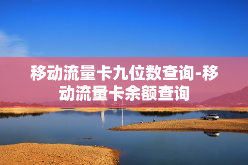 移动流量卡九位数查询-移动流量卡余额查询