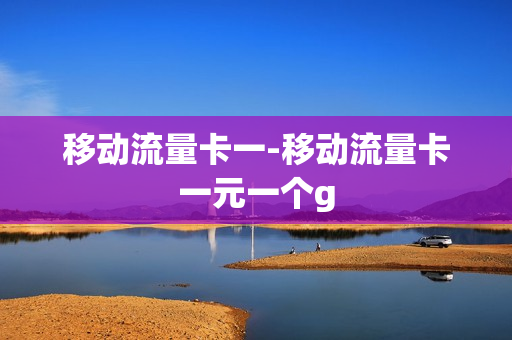 移动流量卡一-移动流量卡一元一个g