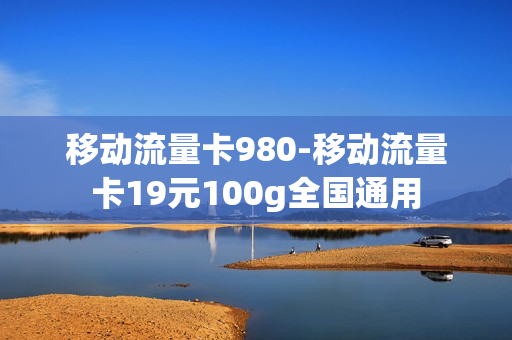 移动流量卡980-移动流量卡19元100g全国通用