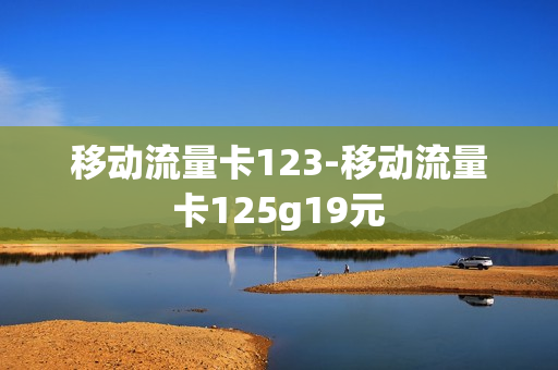 移动流量卡123-移动流量卡125g19元