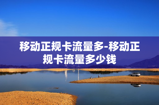 移动正规卡流量多-移动正规卡流量多少钱