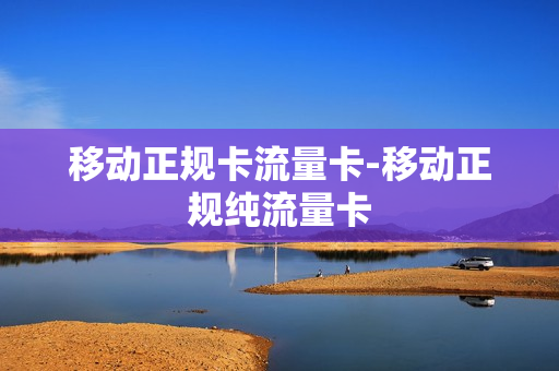 移动正规卡流量卡-移动正规纯流量卡