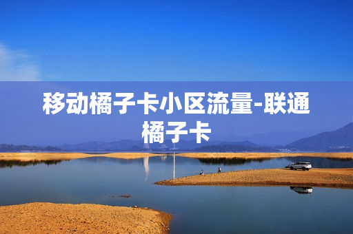移动橘子卡小区流量-联通橘子卡