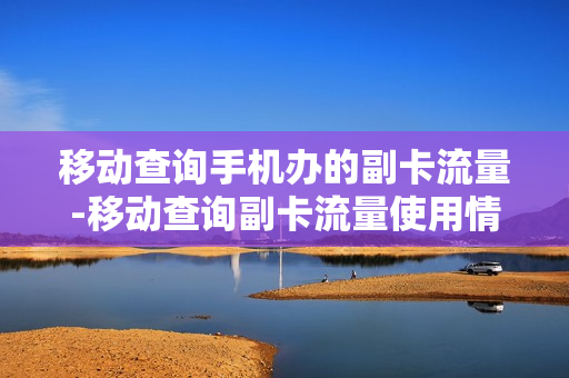 移动查询手机办的副卡流量-移动查询副卡流量使用情况