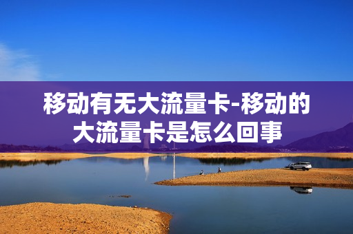 移动有无大流量卡-移动的大流量卡是怎么回事