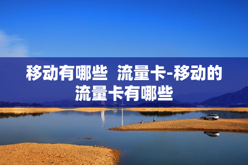 移动有哪些  流量卡-移动的流量卡有哪些