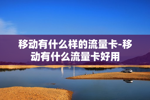 移动有什么样的流量卡-移动有什么流量卡好用
