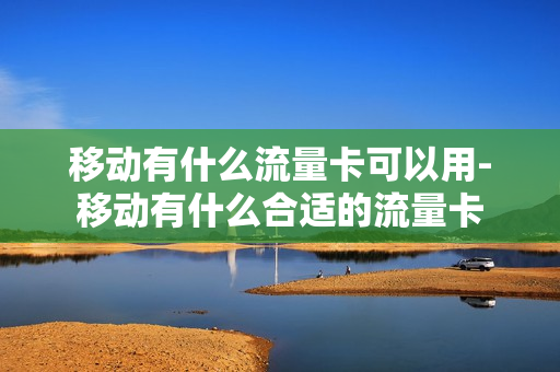 移动有什么流量卡可以用-移动有什么合适的流量卡
