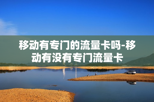 移动有专门的流量卡吗-移动有没有专门流量卡