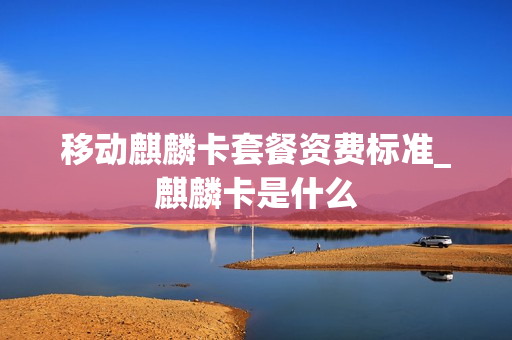 移动麒麟卡套餐资费标准_麒麟卡是什么
