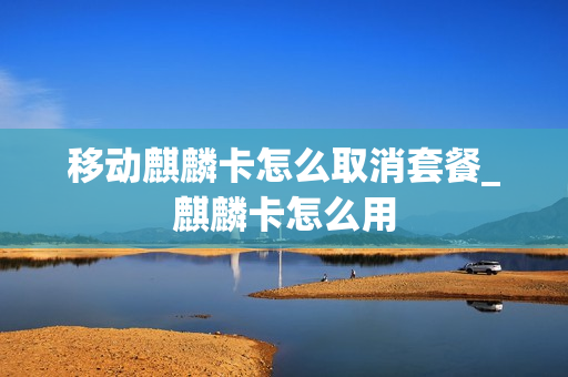 移动麒麟卡怎么取消套餐_麒麟卡怎么用