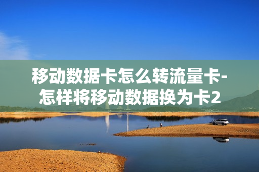 移动数据卡怎么转流量卡-怎样将移动数据换为卡2