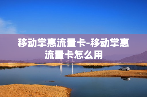 移动掌惠流量卡-移动掌惠流量卡怎么用