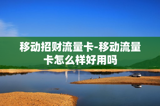 移动招财流量卡-移动流量卡怎么样好用吗