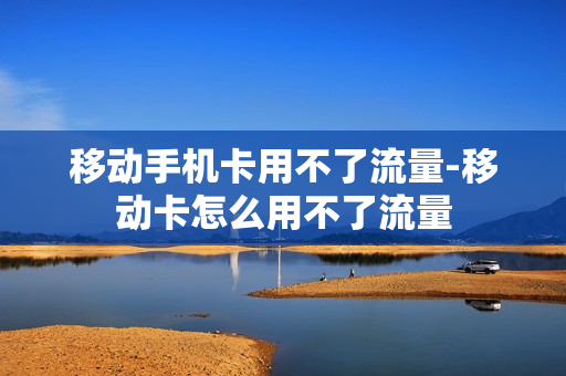 移动手机卡用不了流量-移动卡怎么用不了流量