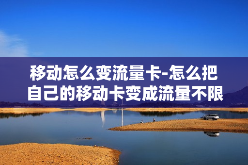 移动怎么变流量卡-怎么把自己的移动卡变成流量不限量