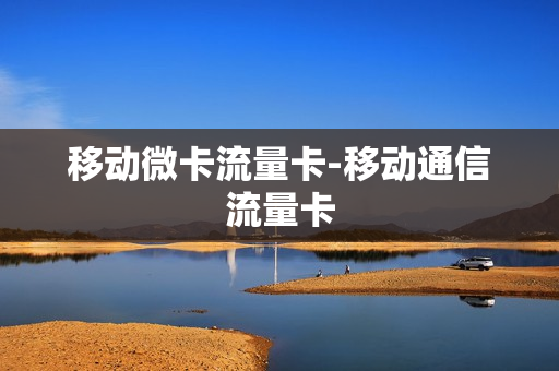 移动微卡流量卡-移动通信流量卡