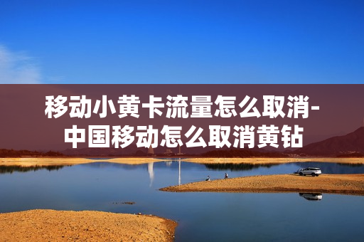 移动小黄卡流量怎么取消-中国移动怎么取消黄钻