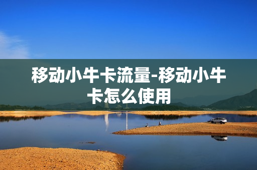 移动小牛卡流量-移动小牛卡怎么使用