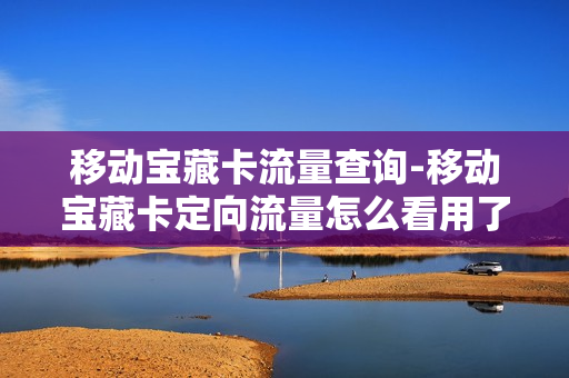 移动宝藏卡流量查询-移动宝藏卡定向流量怎么看用了多少