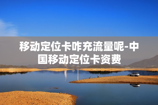 移动定位卡咋充流量呢-中国移动定位卡资费