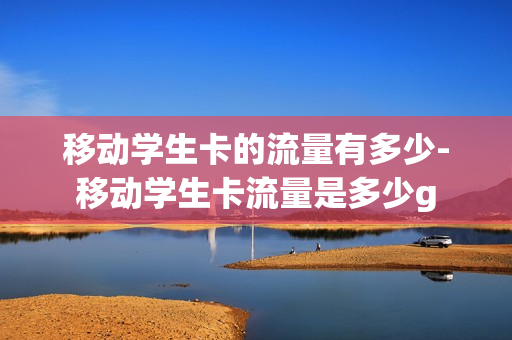 移动学生卡的流量有多少-移动学生卡流量是多少g