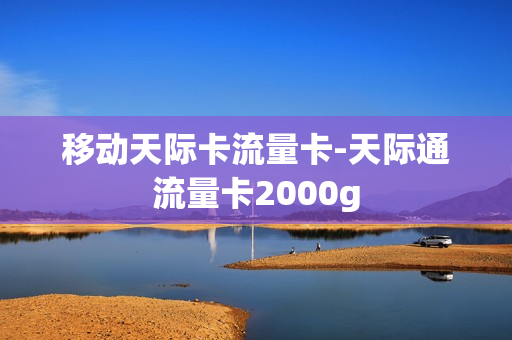 移动天际卡流量卡-天际通流量卡2000g