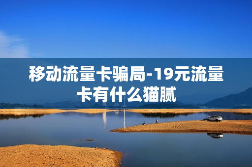 移动流量卡骗局-19元流量卡有什么猫腻