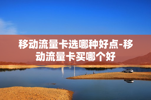 移动流量卡选哪种好点-移动流量卡买哪个好