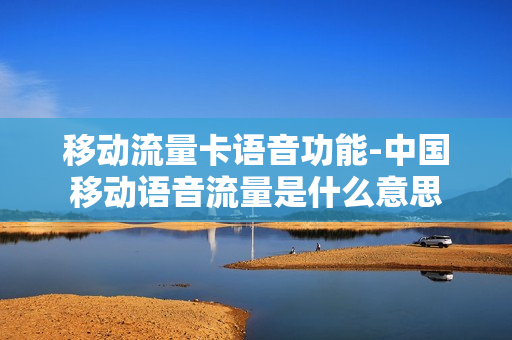 移动流量卡语音功能-中国移动语音流量是什么意思
