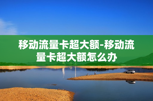 移动流量卡超大额-移动流量卡超大额怎么办