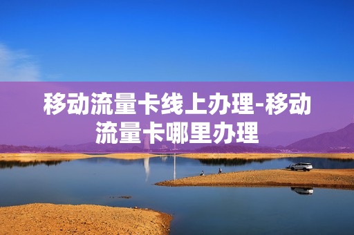 移动流量卡线上办理-移动流量卡哪里办理
