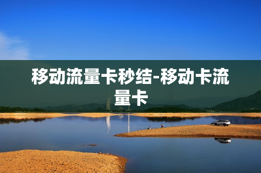 移动流量卡秒结-移动卡流量卡