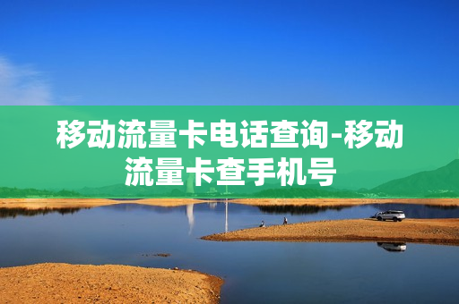 移动流量卡电话查询-移动流量卡查手机号