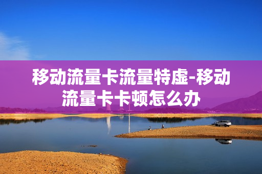 移动流量卡流量特虚-移动流量卡卡顿怎么办