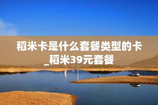 稻米卡是什么套餐类型的卡_稻米39元套餐