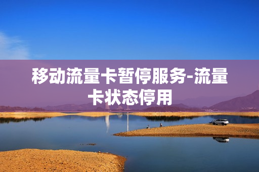 移动流量卡暂停服务-流量卡状态停用