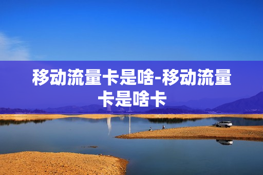 移动流量卡是啥-移动流量卡是啥卡