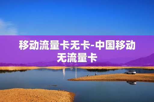 移动流量卡无卡-中国移动无流量卡