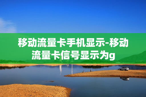 移动流量卡手机显示-移动流量卡信号显示为g