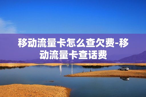 移动流量卡怎么查欠费-移动流量卡查话费