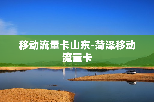 移动流量卡山东-菏泽移动流量卡
