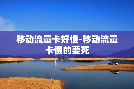 移动流量卡好慢-移动流量卡慢的要死
