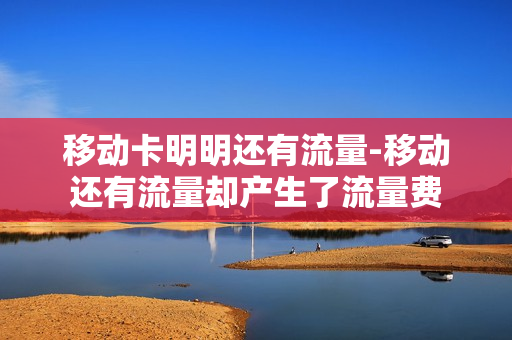 移动卡明明还有流量-移动还有流量却产生了流量费