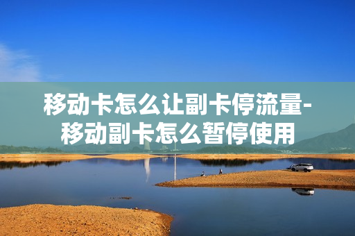移动卡怎么让副卡停流量-移动副卡怎么暂停使用