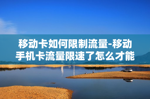 移动卡如何限制流量-移动手机卡流量限速了怎么才能不限速