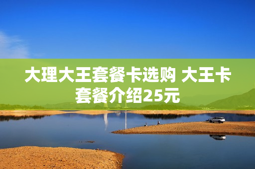 大理大王套餐卡选购 大王卡套餐介绍25元