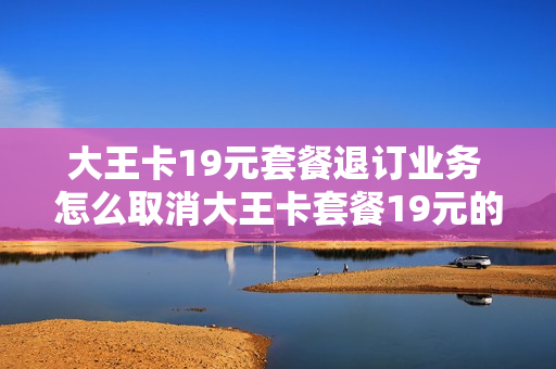 大王卡19元套餐退订业务 怎么取消大王卡套餐19元的固定费用