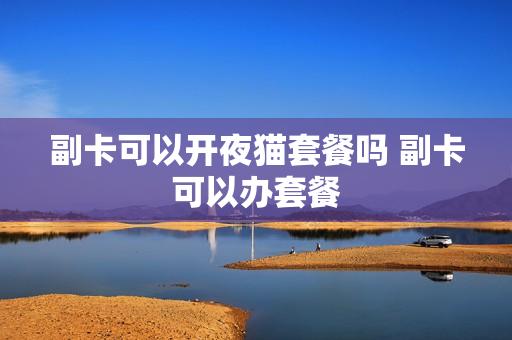 副卡可以开夜猫套餐吗 副卡可以办套餐