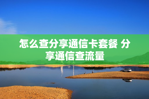 怎么查分享通信卡套餐 分享通信查流量